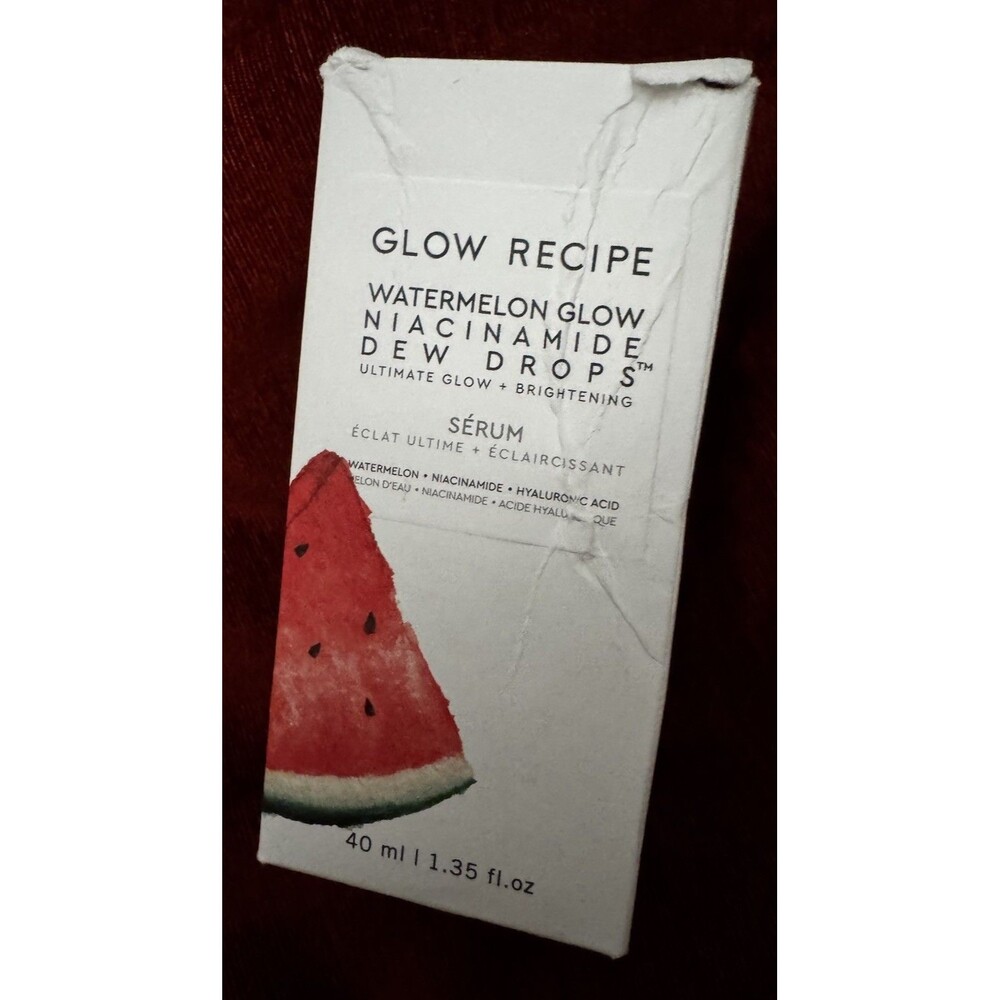 NIB Glow Recipe Watermelon Glow Niacinamide Dew Drops - 40ml